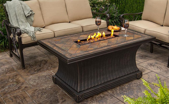 Agio Vienna Gas Fire Pit Table