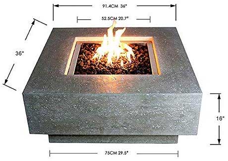 Concrete Fire Pit Dimensions