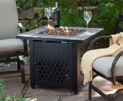 Endless Summer Fire Pit with Slate Tabletop