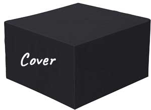 Protective Weather-Proof PVC Fire Table Cover