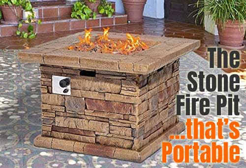 Portable Stone Fire Pit