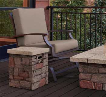 Matching Sedona Propane Tank Cover - Doubles as a Side Table Too