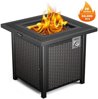 Small Propane Gas Fire Pit Table