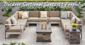 Outdoor Sofa Set with Fire Pit - A Better Value?